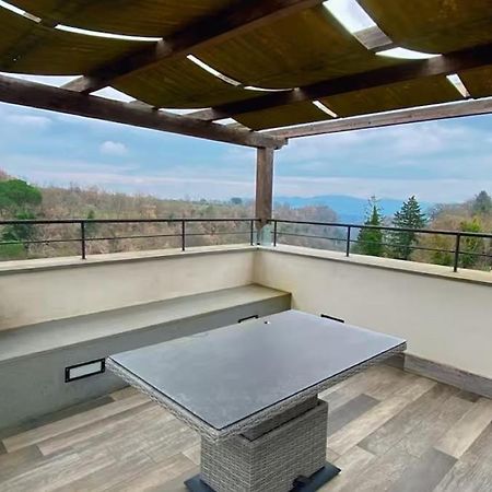 Epic Rooftop Terrace Overlooking Civita Valley Bagnoregio Exteriör bild